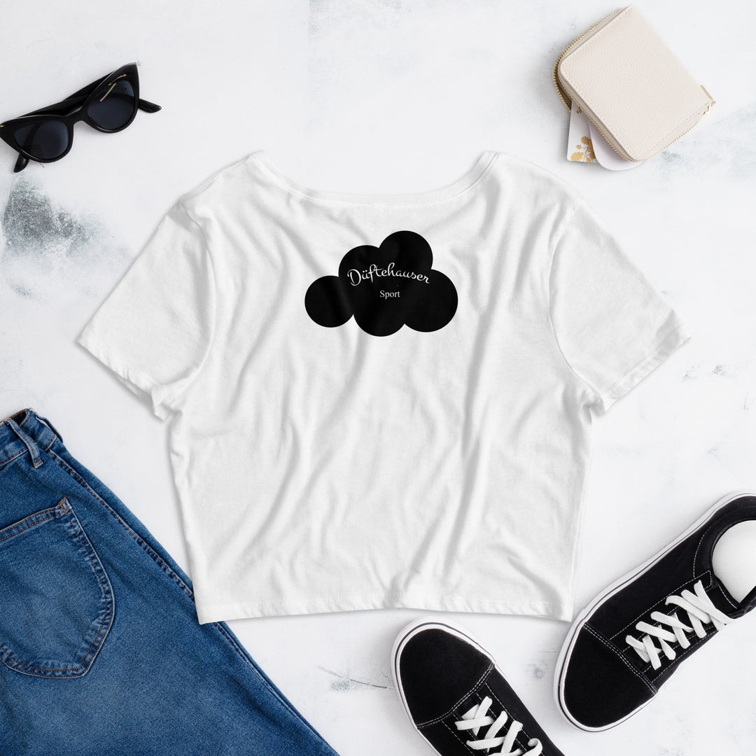 DHW Chingona White Crop Top